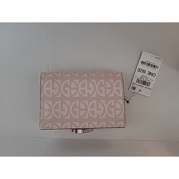 Giani Bernini Wallet Bifold Block Signature Tapioca Beige 5" X 4" - Picture 5 of 11